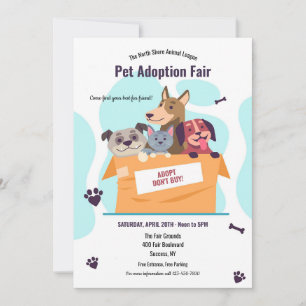 Pet Adoption Fair Invitation