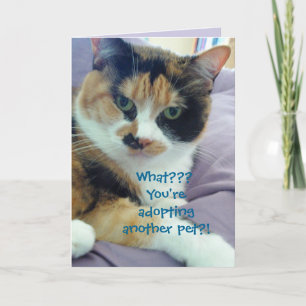 Pet Adoption Greeting Card