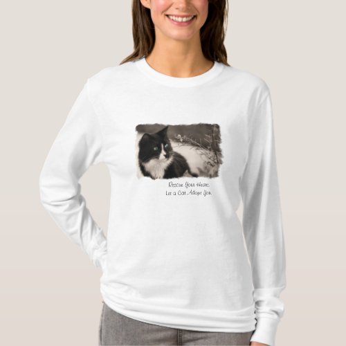 Pet Adoption Rescue Your Heart And Adopt A Cat T_Shirt