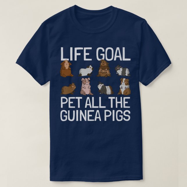Pet All Guinea Pigs  T-Shirt (Design Front)