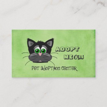 Pet Animal Adoption Center Shelter Business Card by ArtisticEye at Zazzle