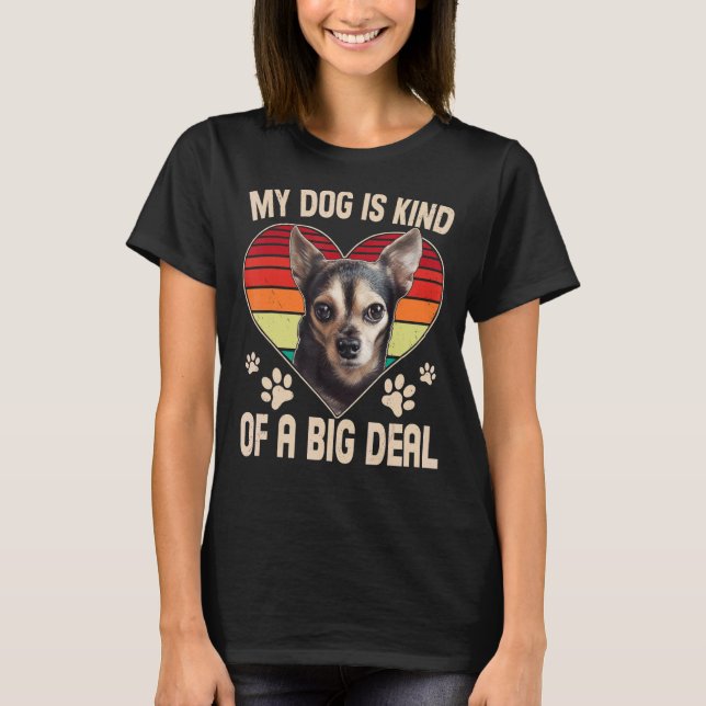 Pet Animal Guard Dog  Chihuahua Best Dog T-Shirt (Front)