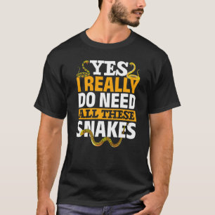 Pet Animal  Reptile Keeper Snake   Snake T-Shirt
