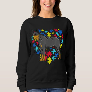 Pet Australian Cattle Autism Awareness Month For D Sweatshirt