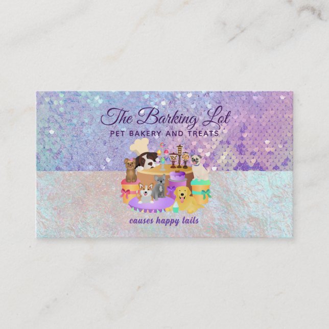 Pet Bakery Business Cards (Front)