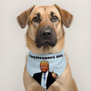 Pet Bandana DONALD TRUMP tremendous dog Collar