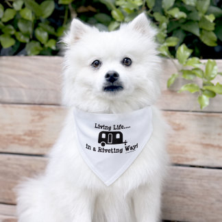 Pet Bandana for Aluminum Trailer Lovers! Collar