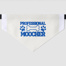 Pet Bandana - Professional Moocher - Large