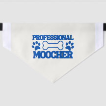 Pet Bandana - Professional Moocher - Large
