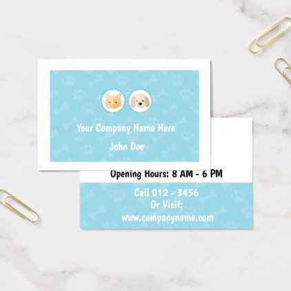 Pet-Based Business Cards