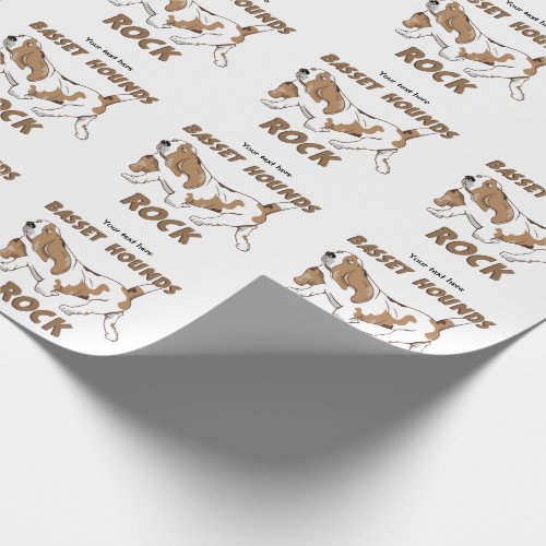 Pet Basset hound Wrapping Paper
