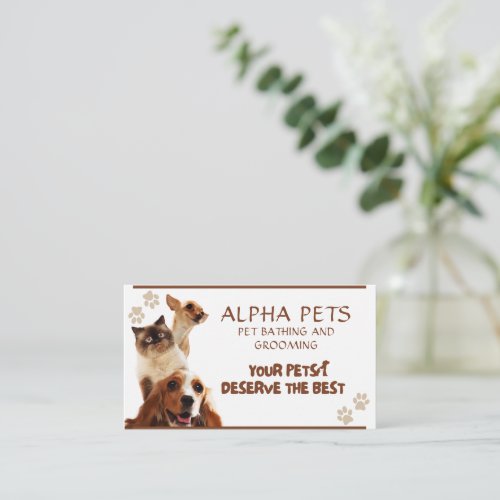 PET BATHING AND GROOMING_APPOINTMENT CARD