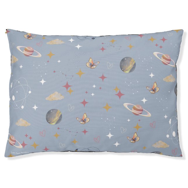 Pet bed with cosmic planets design (Front)