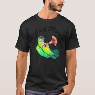 Pet Bird Mom Senegal Parrot Watercolor T-Shirt