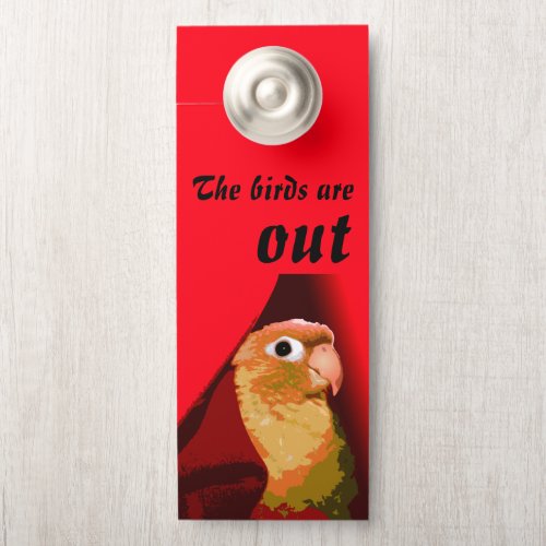 Pet Bird Safety Conure Parakeet Escape Prevention Door Hanger