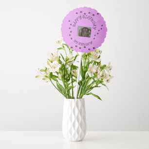 Pet Birthday Pawprint Photo Celebration Design Balloon