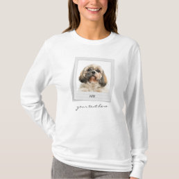Pet Birthday Photo Frame Holiday Personalized T-Shirt