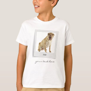 Pet Birthday Photo Frame Personalized T-Shirt