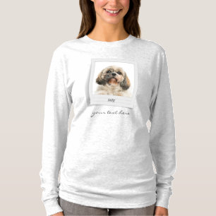 Pet Birthday Photo Holiday Personalized Dog Mom T-Shirt