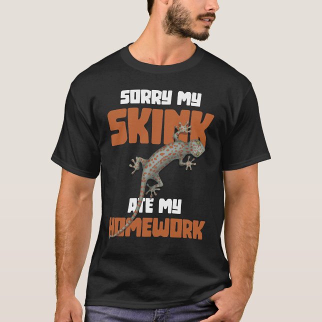 Pet Blue Tongued Skink Lizard Lover Youth Boy Girl T-Shirt (Front)