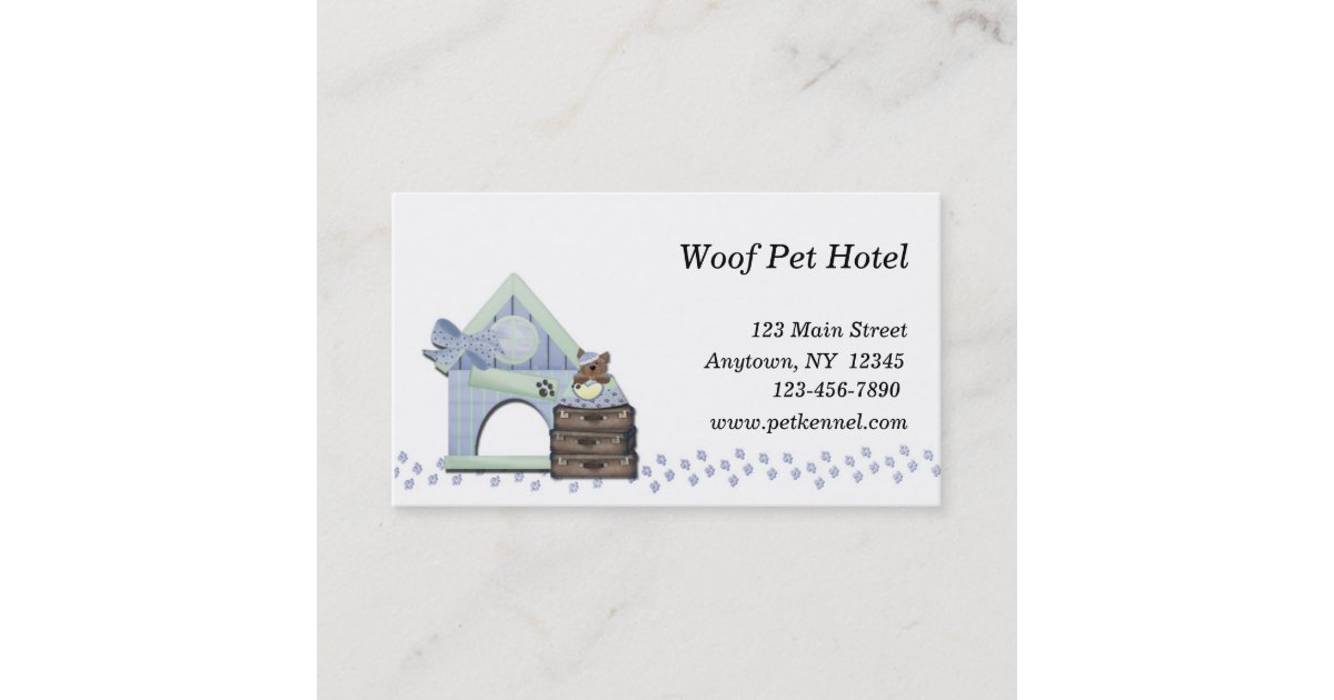 Pet Boarding Business Card