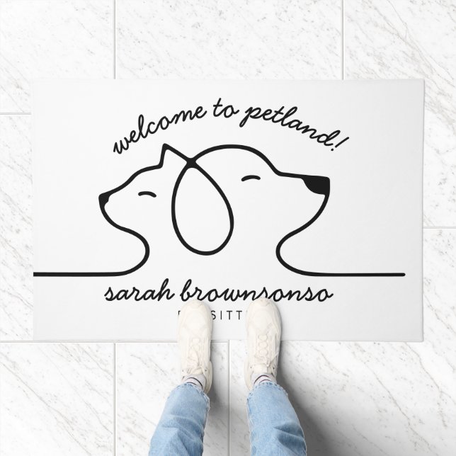 Pet Boarding Lobby Welcome Doormat (Indoor)