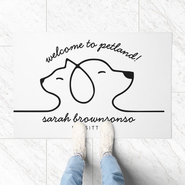 Pet Boarding Lobby Welcome Doormat