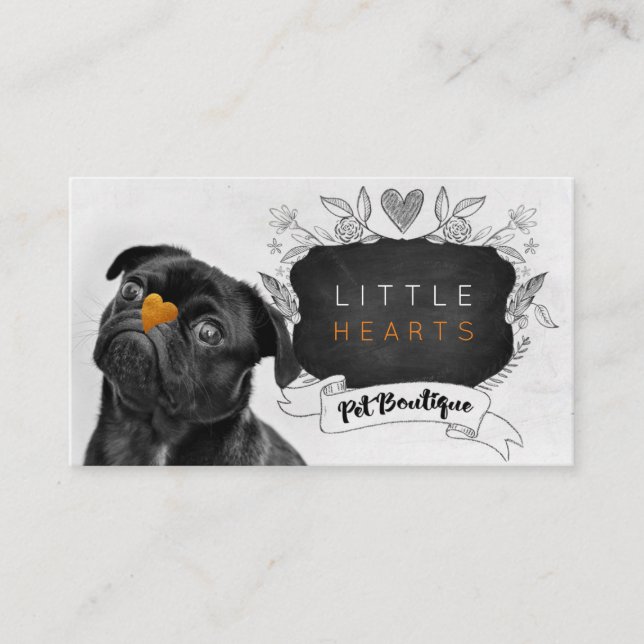 Pet Boutique / Pet Care Services/ Sitting services Business Card (Front)