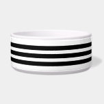 Pet Bowl<br><div class="desc">Pet bowl is shown in a cute black and white stripes print.
Choose from small or large size.
Customize this item or buy as is.</div>