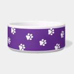 Pet Bowl<br><div class="desc">This pet bowl is shown in a cute dog paws print.
Color Purple
Customize this item or buy as shown.








Licensed Print</div>
