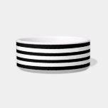Pet Bowl<br><div class="desc">Pet bowl is shown in a cute black and white stripes print.
Choose from small or large size.
Customize this item or buy as is.</div>
