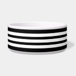 Pet Bowl<br><div class="desc">Pet bowl is shown in a cute black and white stripes print.
Choose from small or large size.
Customize this item or buy as is.</div>