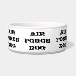 Pet Bowl Air Force Dog
