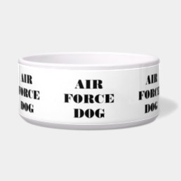 Pet Bowl Air Force Dog