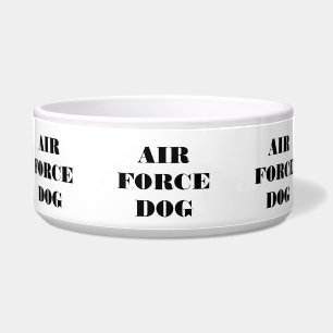 Pet Bowl Air Force Dog