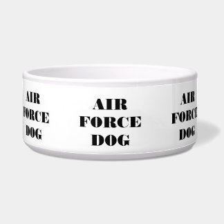 Pet Bowl Air Force Dog