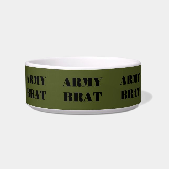 Pet Bowl Army Brat (Front)