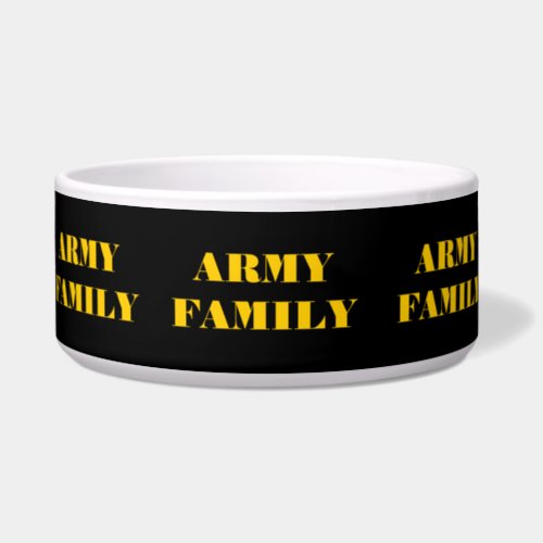 Pet Bowl Army Family