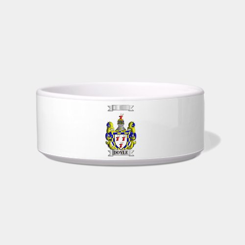 Pet Bowl Doyle Surname And Shield