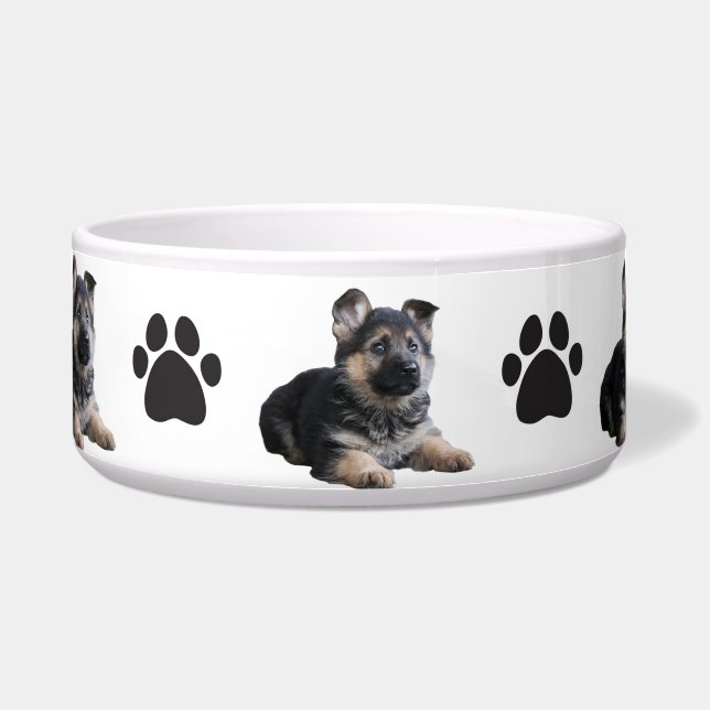 Pet Bowl/German Shepard Bowl (Front)