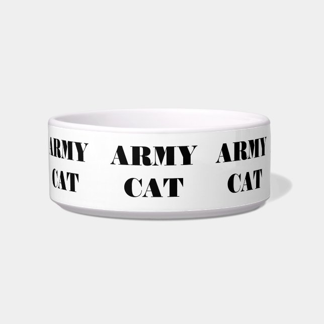 Pet Bowl Navy Cat (Left)