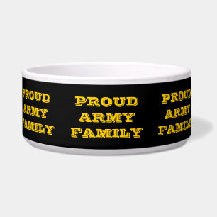Pet Bowl Proud Army Family