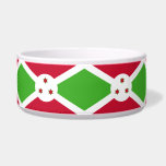 Pet Bowl with flag of Burundi<br><div class="desc">Add a touch of Burundian pride to your pet’s mealtime with our exclusive pet bowl featuring the flag of Burundi! Crafted with meticulous attention to detail, this pet bowl is more than just a functional item; it’s a celebration of Burundi’s heritage and cultural pride. The vibrant design prominently displays the...</div>