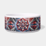 Pet Bowl with Norway Colors Abstract Design<br><div class="desc">Add a touch of Norwegian flair to your pet’s mealtime with our pet bowl featuring Norway Colors in a 3D effect abstract design! This pet bowl is designed to stand out with its vibrant colors and unique abstract pattern that showcases the bold Norwegian colors in a modern 3D effect. Crafted...</div>