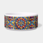 Pet Bowl with Romanian Colors Abstract Design<br><div class="desc">Elevate your pet's dining experience with our exclusive pet bowl featuring a striking abstract design in the vibrant colors of Romania! Crafted with meticulous attention to detail, this pet bowl is more than just a feeding accessory; it’s a celebration of Romanian heritage and a stylish addition to your home. The...</div>