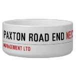 PAXTON ROAD END  Pet Bowls