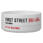 First Street  Pet Bowls