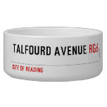 Talfourd avenue  Pet Bowls