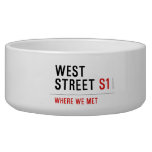 west  street  Pet Bowls