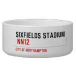 Sixfields Stadium   Pet Bowls